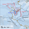 Karte des Langlaufgebiet Belchen/Hohtann
