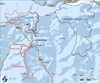 Karte des Langlaufgebiet Lipple/Kreuzweg